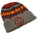 Grau-Rot - Back - Harry Potter Unisex Erwachsene Hogwarts Mütze