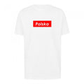 Front - The T-Shirt Factory Herren Logo-T-Shirt Polska