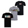 Front - Marvel - T-Shirt für Herren (3er-Pack)
