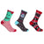 Front - Socken für Damen - weihnachtliches Design(3er-Pack)