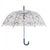 Front - Susino - "Rainbow & Hearts" Faltbarer Regenschirm Kuppel