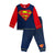 Front - Superman Jungen Schlafanzug mit Logo
