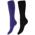 Front - Damen Thermo-Winter-Socken für Gummistiefel, 2 Paar