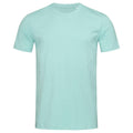 Eisblau - Front - Stedman Herren James Organisches T-Shirt