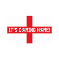 Rot-Weiß - Front - England - Badetuch "It's Coming Home"