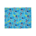 Blau - Front - Sonic The Hedgehog - Decke, Fleece, geometrisches Design
