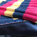 Schwarz-Rot-Gelb - Lifestyle - Black & Blue 1871 Herren Mohicans Haus-Socken