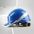Blau - Side - Venitex Hi-Vis Baseball PPE Sicheheitshelm