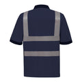 Navy - Back - Yoko Hi-Vis Polo Shirt für Männer