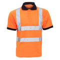 Orange - Front - Yoko Hi-Vis Polo Shirt für Männer