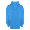 Saphirblau - Side - FDM Unisex Kapuzenpullover - Kapuzensweater ohne Label