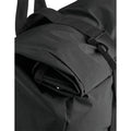 Schwarz reflektierend - Side - Bagbase Rucksack mit Roll-Top, reflektierend