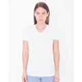 Weiß - Front - American Apparel Damen Sublimations-T-Shirt, kurzärmlig