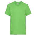 Limette - Front - Fruit of the Loom Kinder Unisex T-Shirt, kurzärmlig (2 Stück-Packung)