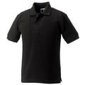 Schwarz - Front - Jerzees Schoolgear langlebiges Polo Shirt für Kinder (2 Stück-Packung)