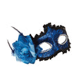 Blau - Front - Bristol Novelty Augenmaske mit Verzierungen