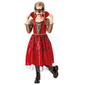 Rot-Schwarz - Front - Rubies - "Deluxe" Kostüm-Kleid - Mädchen