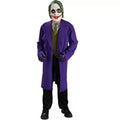 Violett-Grün-Weiß - Front - Batman: The Dark Knight - Kostüm ‘” ’Der Joker“ - Kinder
