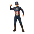 Blau-Rot - Front - Captain America - Kostüm - Jungen