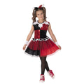 Rot-Schwarz-Weiß - Side - Harley Quinn - Kostüm - Mädchen