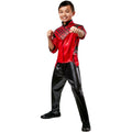 Rot-Schwarz - Front - Shang-Chi - Kostüm-Oberteil und Hose