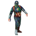 Blau-Grün-Rot - Front - What If...? - "Deluxe" Kostüm ‘” ’"Captain America"“ - Herren-Damen Unisex