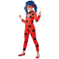Rot-Schwarz - Front - Miraculous - Kostüm ‘” ’Ladybug“ - Mädchen