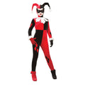 Schwarz-Rot - Front - Harley Quinn - Kostüm - Damen