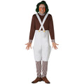 Braun-Weiß - Side - Willy Wonka & the Chocolate Factory - Kostüm ‘” ’Umpa Lumpa“ - Herren