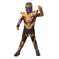Schwarz-Gold-Violett - Front - Avengers Endgame - Kostüm ‘” ’"Thanos"“ - Kinder