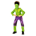 Grün-Violett - Front - Hulk - "Green Collection" Kostüm - Jungen