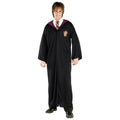 Schwarz-Burgunderrot - Front - Harry Potter - Gewand Kostüm - Herren-Damen Unisex