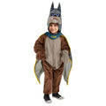 Braun-Grau - Front - DC League Of Super-Pets - Kostüm ‘” ’Ace“ - Kinder