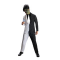 Grau-Schwarz-Weiß - Front - Bristol Novelty - Kostüm ‘” ’Two Face“ - Herren