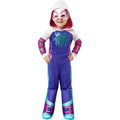 Blau-Pink-Weiß - Front - Spidey And His Amazing Friends - "Deluxe" Kostüm ‘” ’Geisterspinne“ - Kinder