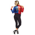 Rot-Blau-Weiß - Back - Harley Quinn - "Property Of The Joker" Kostüm für Damen