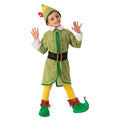 Grün-Gelb - Front - Elf - Kostüm ‘” ’"Buddy"“ - Jungen