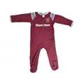Weinrot - Front - West Ham United FC - Schlafanzug für Baby