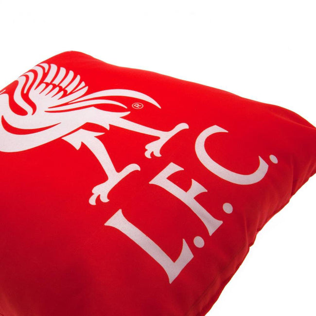 Rot-Weiß - Side - Liverpool FC Fußball Wappen Zierkissen