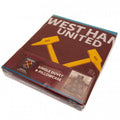 Weinrot-Himmelblau - Close up - West Ham United FC - wendbar - Bettwäsche-Set