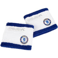 Blau-Weiß - Lifestyle - Chelsea FC offizielle Schweißbänder mit Fußballvereinswappen, 2er-Pack