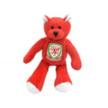 Rot-Weiß - Front - Wales Fußball Mini Bär