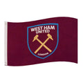 Bordeaux-Blau - Side - West Ham FC offizielle Fußball Bullseye Flagge