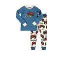 Blau-Weiß-Rot - Front - LazyOne Kinder Field Of Dreams Pyjamas
