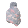 Grau-Pink - Lifestyle - Hy - "Flaine" Hut für Kinder