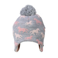 Grau-Pink - Front - Hy - "Flaine" Hut für Kinder