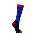 Marineblau-Rot-Blau - Back - Hy Socken für Erwachsene, 3 Paar