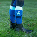 Kobaltblau-Marineblau - Side - Little Knight - "Farm Collection" Socken für Kinder (3er-Pack)
