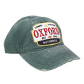 Grün - Front - Oxford Unisex Abriebeffekt Baseballkappe