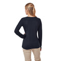 Marineblau - Side - Craghoppers - "Kayla" T-Shirt, Nosilife für Damen